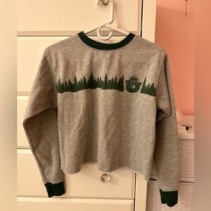 Smokey the Bear Cropped Crewneck